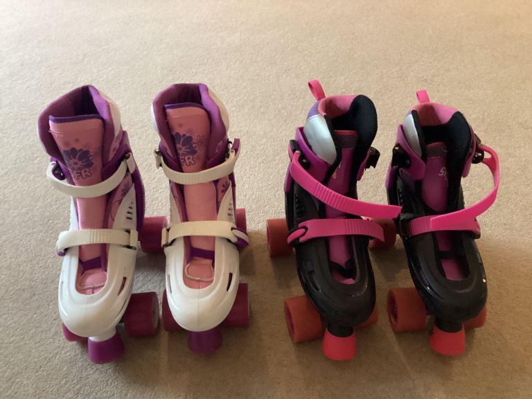 Girls roller skates (2 pairs available) - adjustable size 3-6 - great condition. 