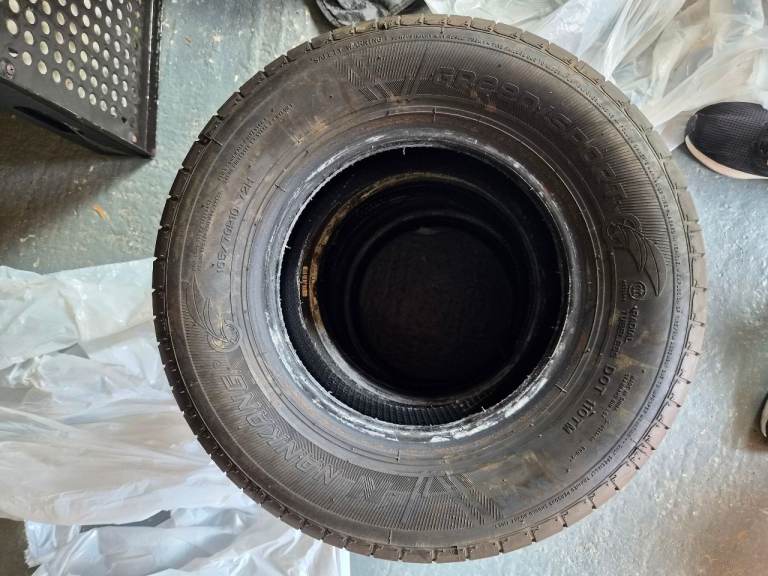 3x R10/165/70 tyres- like new