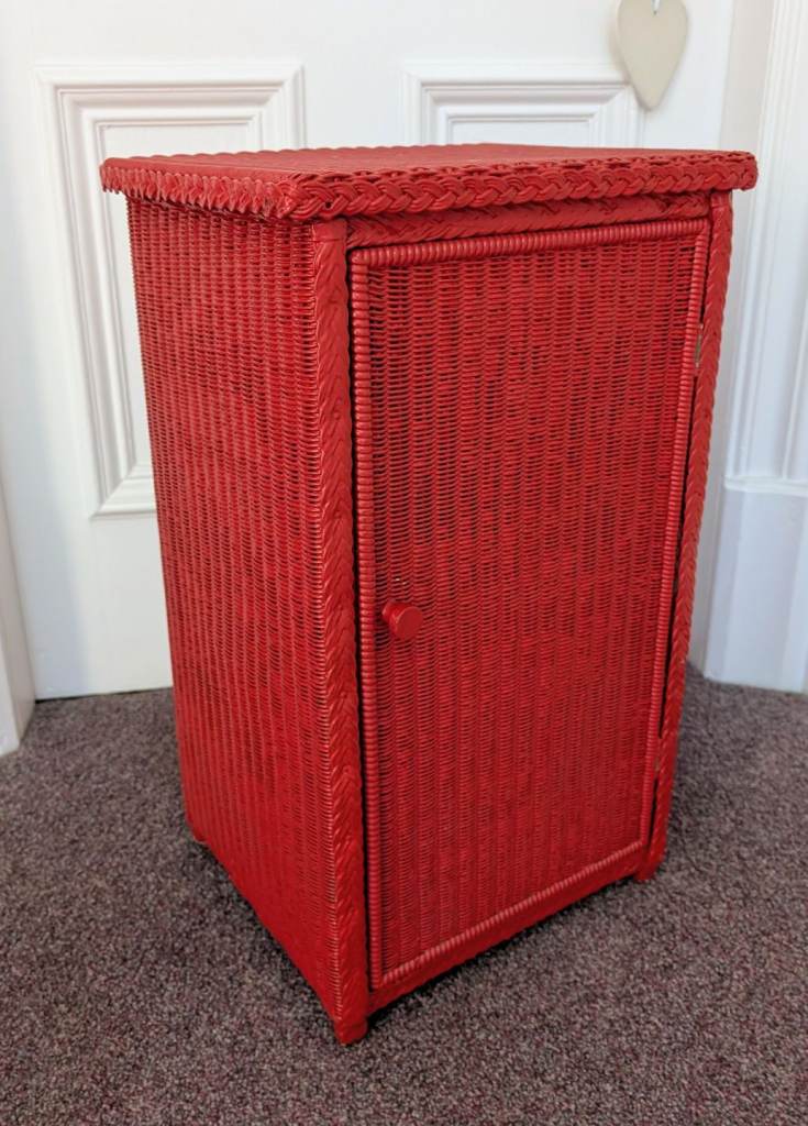 Vintage Lloyd Loom Bedside Cabinet