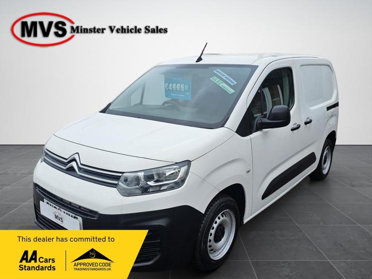 2019 Citroen Berlingo 1.6 BlueHDi 650Kg X 75ps PANEL VAN Diesel Manual