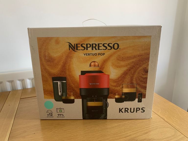 Nespresso Vertuo Pop - Teal  (AS NEW)