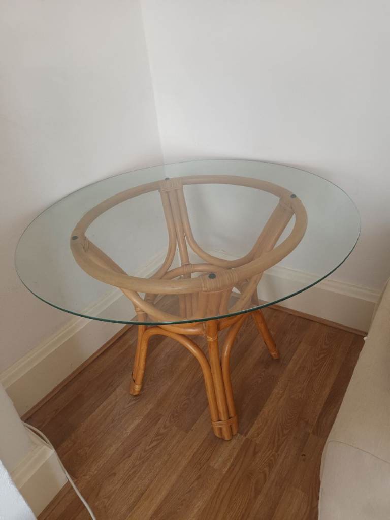 Conservatory glass table