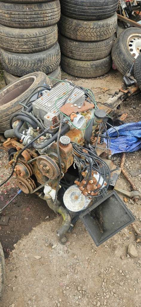 Ford sierra xr41 v6 complete engine and box and propshaft and steering rack