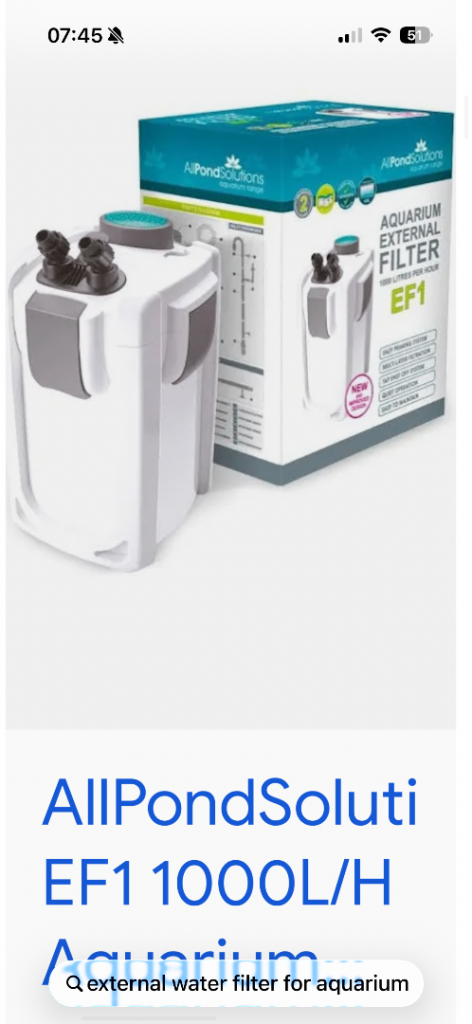 Fish tank external filter 