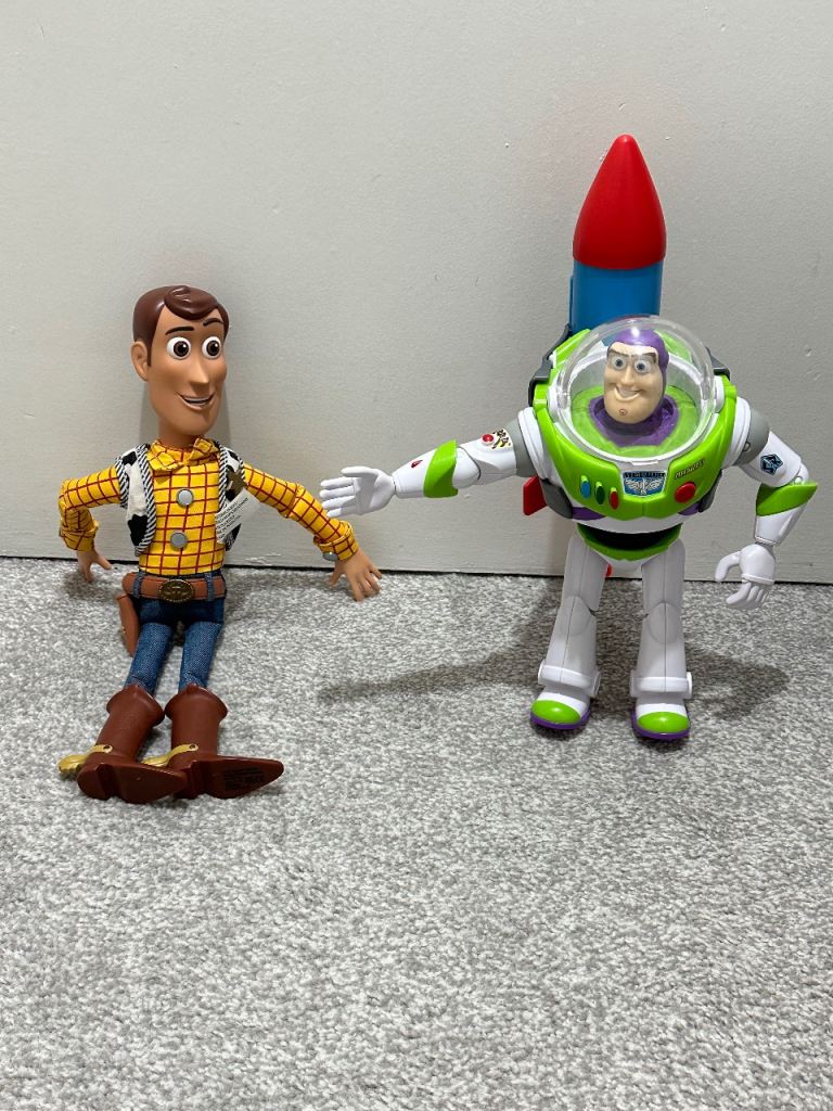 Interactive Toy Story toys from smoke & pet free home