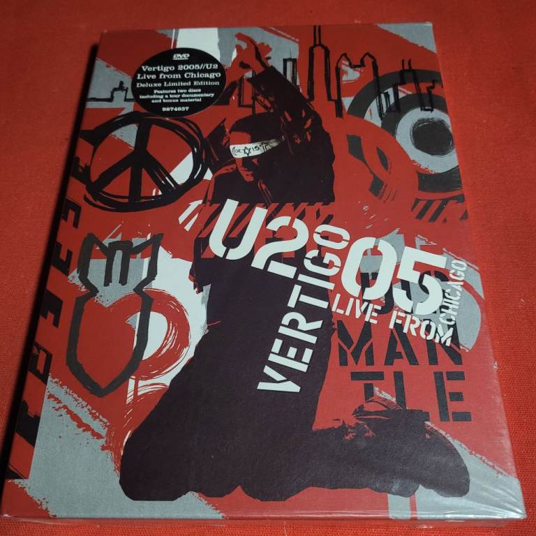 U2 - 2005 Vertigo - Live From Chicago (Deluxe) (DVD, 2005) NEW / SEALED. 2 Discs aa