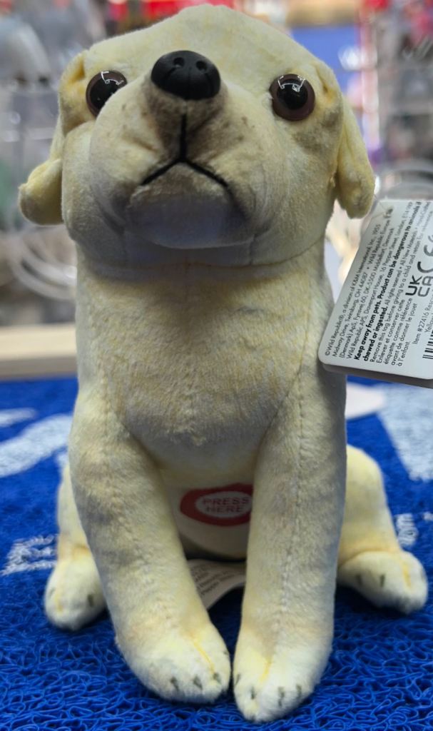 Cute Yellow Labrador Puppy Plush Toy 