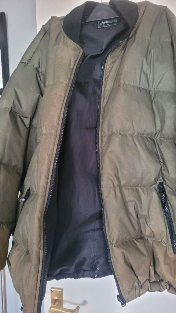 Nash Clothing Puffer Jacket XL – Green, Good Condition