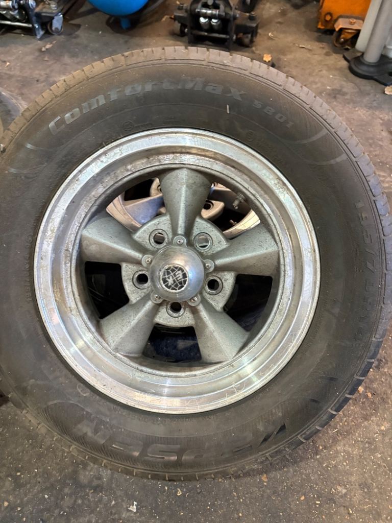 Enkei 5 spoke wheels 