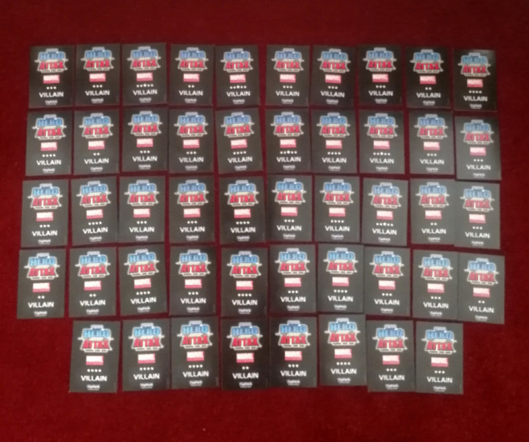 TOPPS Hero Attax Marvel Universe 114 Cards Hero Villain & Weapon 2011