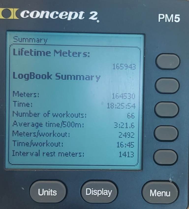 2022 Concept 2 ROWERG PM5 *165km lifetime* concept2 rower rowing machine 