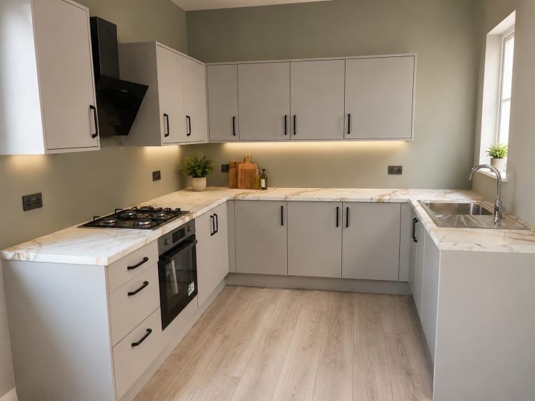 Cashmere Supermatt Kitchen Doors & Drawer Fronts - New