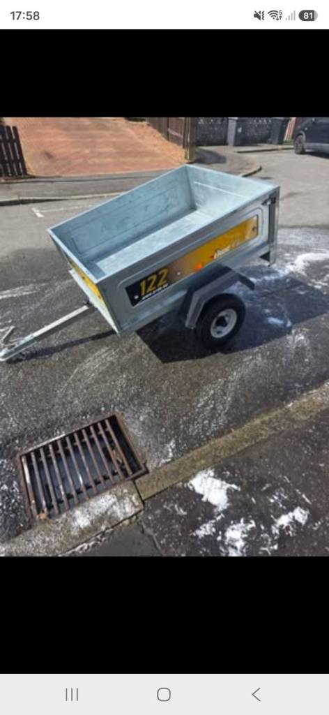 Erde 122 tipping trailer