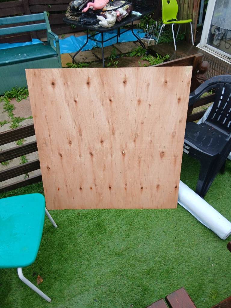 Reclaimed plywood sheets 