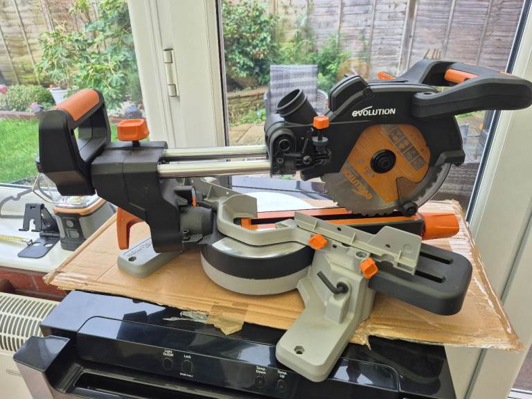 image for Evolution mitre saw (read description) 
