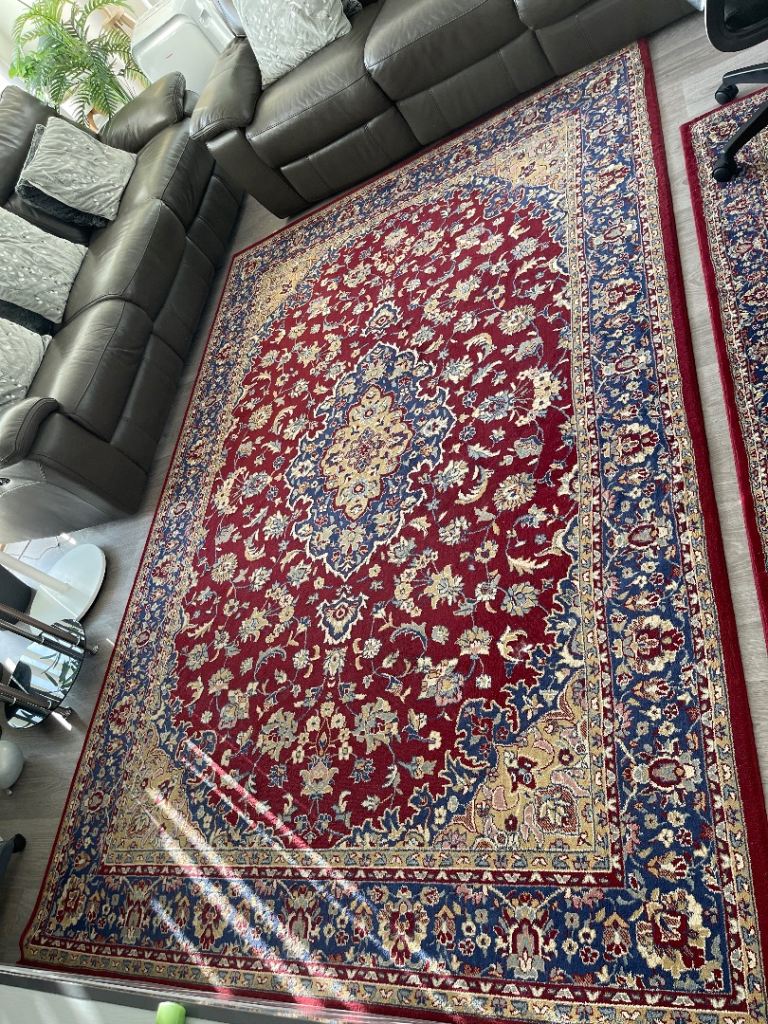 Traditional Patterned Rugs - Red & Blue Designs