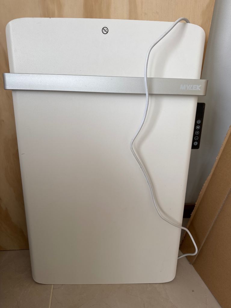 MYLEK Electric Panel Heater - White, Good Condition