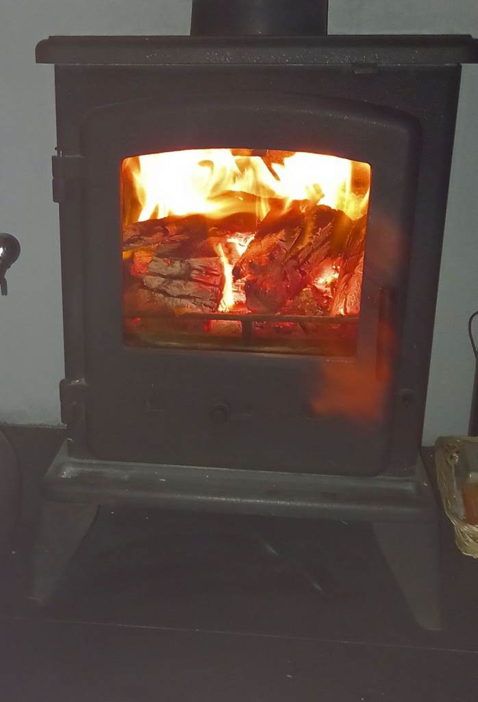 Brand new woodburner