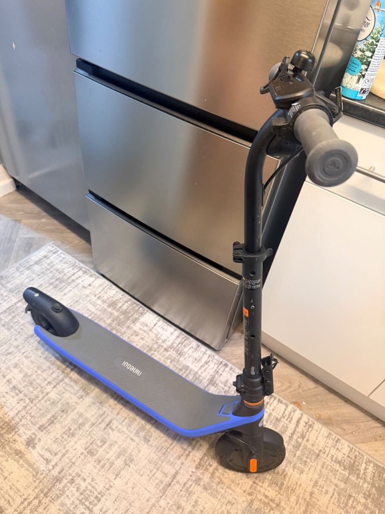 Ninebot Electric Scooter – Grey/Blue, Good Condition