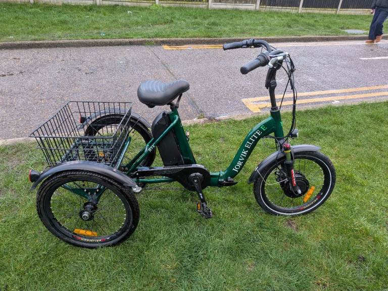 Jorvik Elite Jet e 20 Electric Folding Tricycle, Brand new battery.only 32 miles