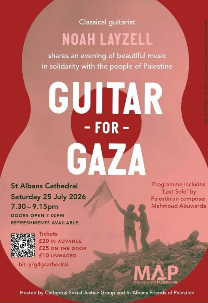 GUITAR FOR GAZA CONCERT