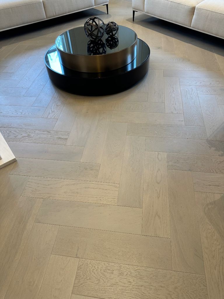 image for 10m of premium Engineered Wooden floor Herringbone pattern
