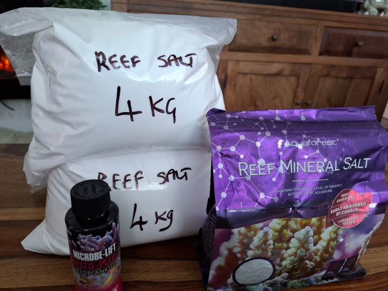 AQUAFOREST REEF MINERAL SALT and PHYTOPLANKTON