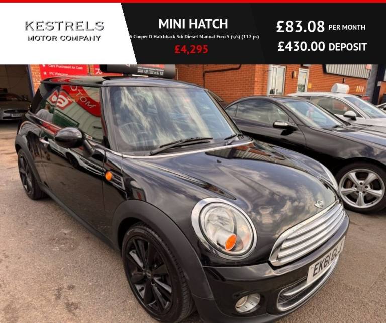 2011 MINI Hatch 1.6 Cooper D 3dr HATCHBACK DIESEL Manual