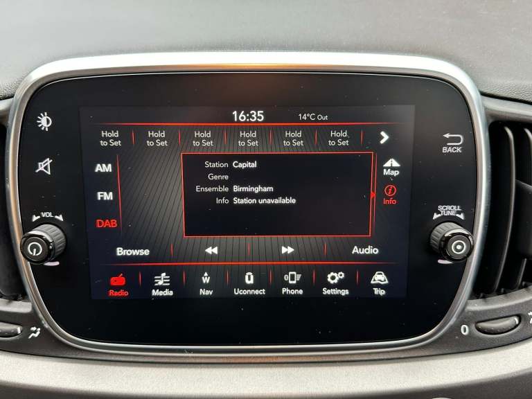 2020 Fiat 500 1.2 Rockstar, PANORAMIC SUNROOF, Motorhome Towcar (Braked) A Frame