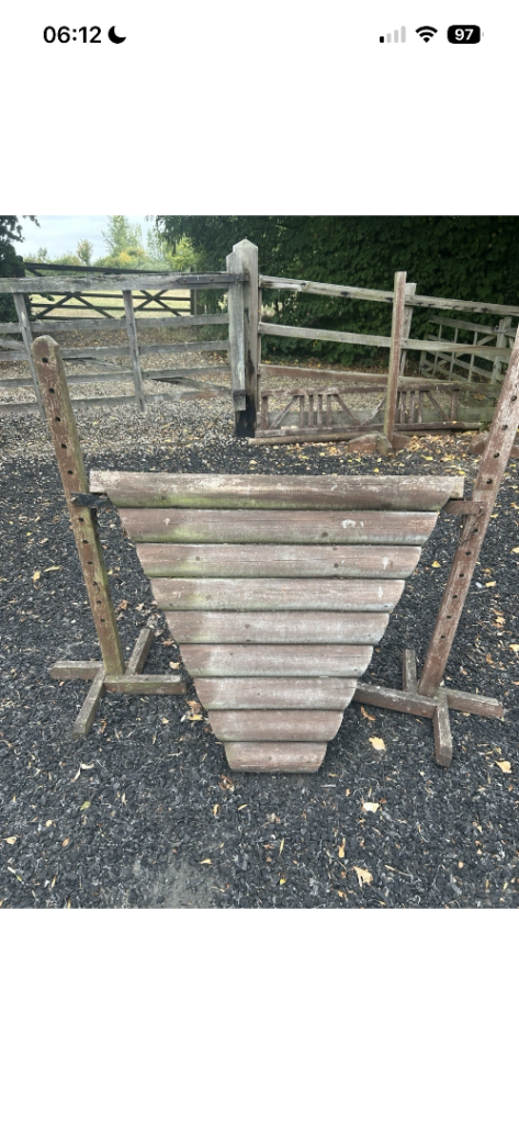 Horse Showjumps wooden