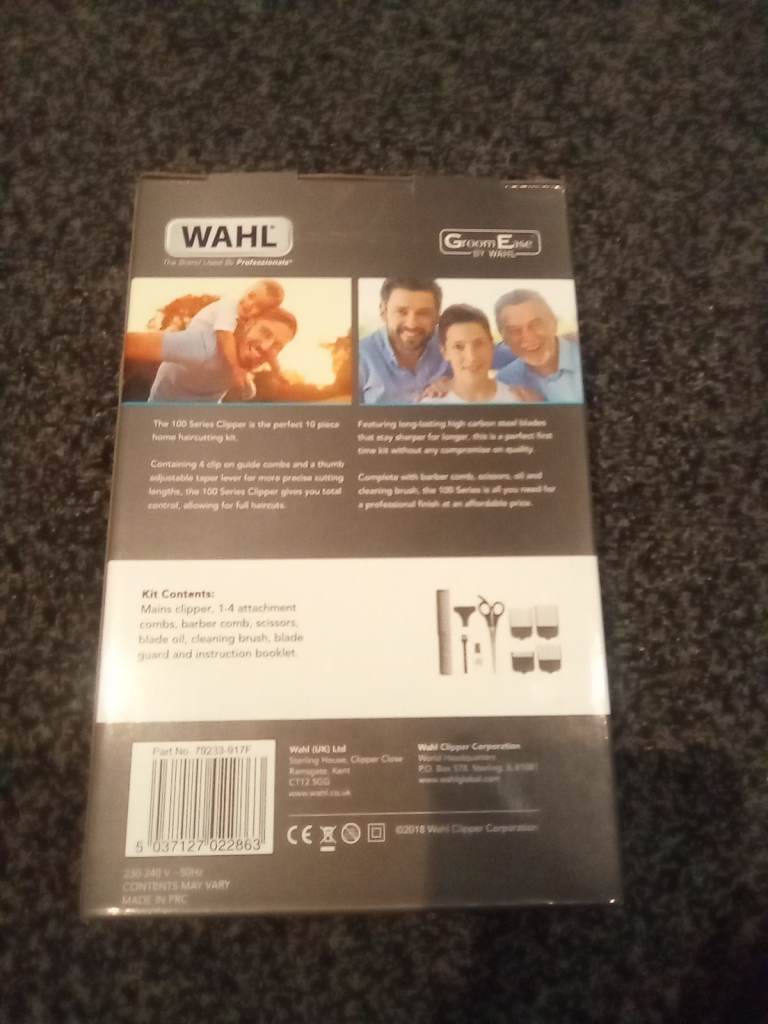  WAHL brand 100 series clipper - 10 piece kit 