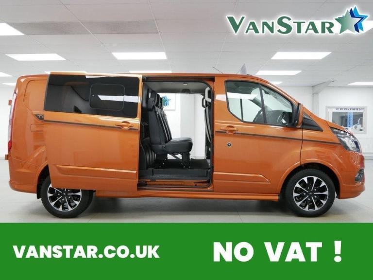2022 TRANSIT CUSTOM 320 2.0 EBL 185 BHP L2 LONG SPORT CREWCAB ( NO VAT ! )