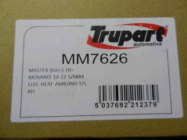 Trupart MM7626 Electric Heated Wing Mirror With Integrated Indicator *Brand New* RRP: £172.46