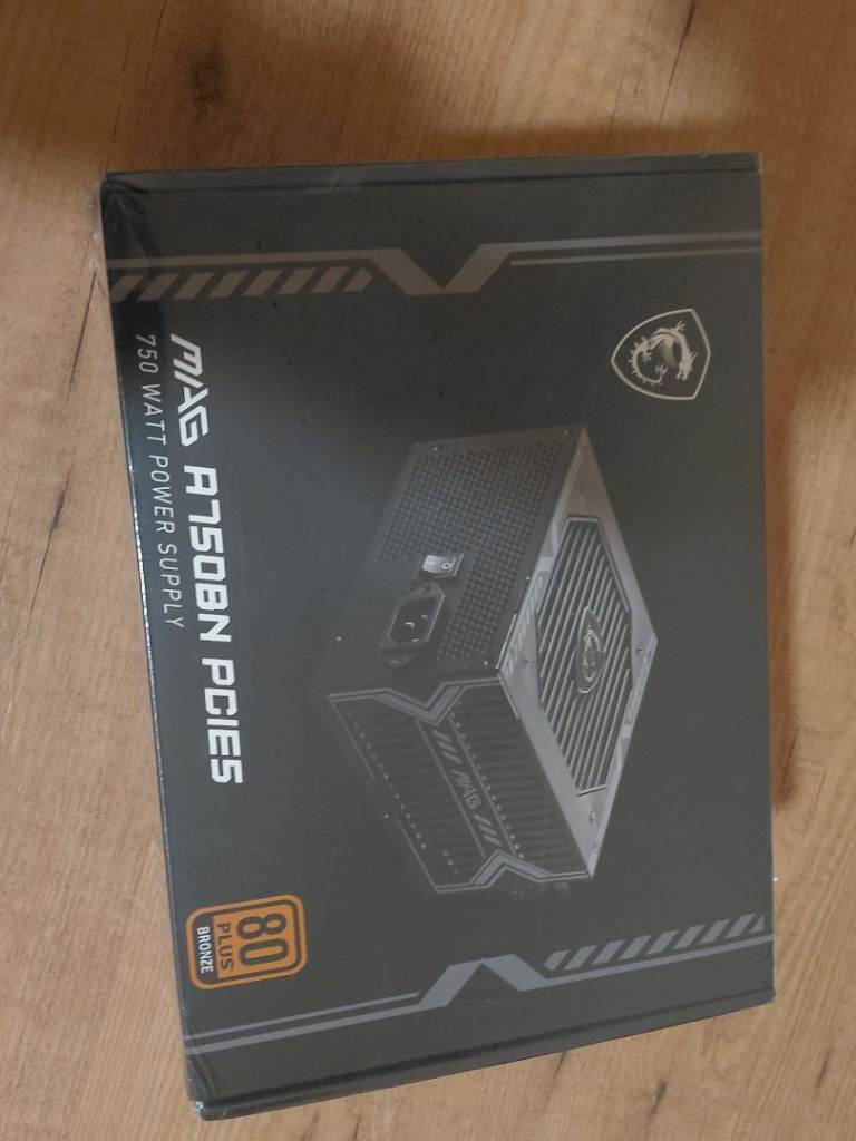 Selling a brand new, power supply MSI MAG A750BN PCIE5 750W