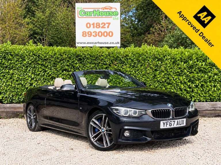 2017 67 BMW 4 SERIES 3.0 430D M SPORT CONVERTIBLE 2DR DIESEL AUTO