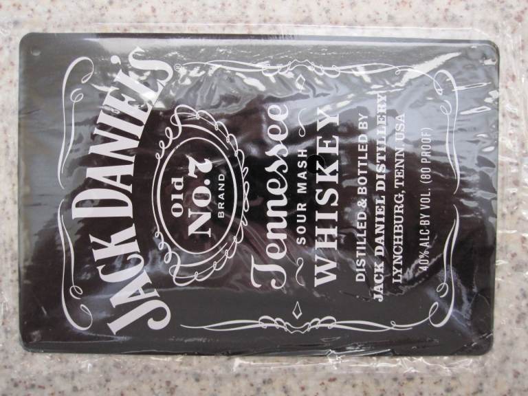 Jack Daniels Fridge Magnet and Set of Drinks Coasters
