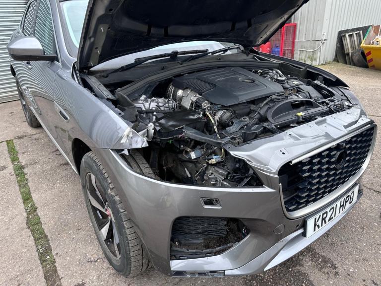 2021 21 REG JAGUAR F-PACE S 2.0 MHEV AWD DAMAGED REPAIRABLE SALVAGE