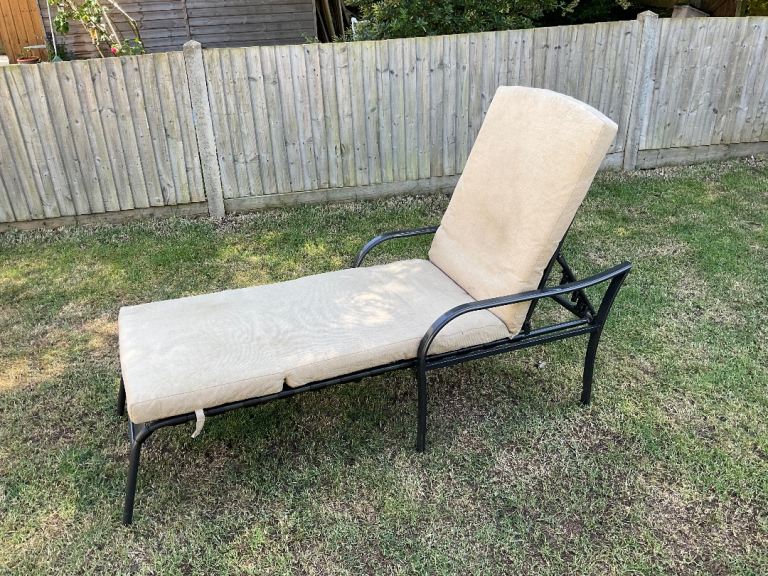 Sun Lounger with Cushion