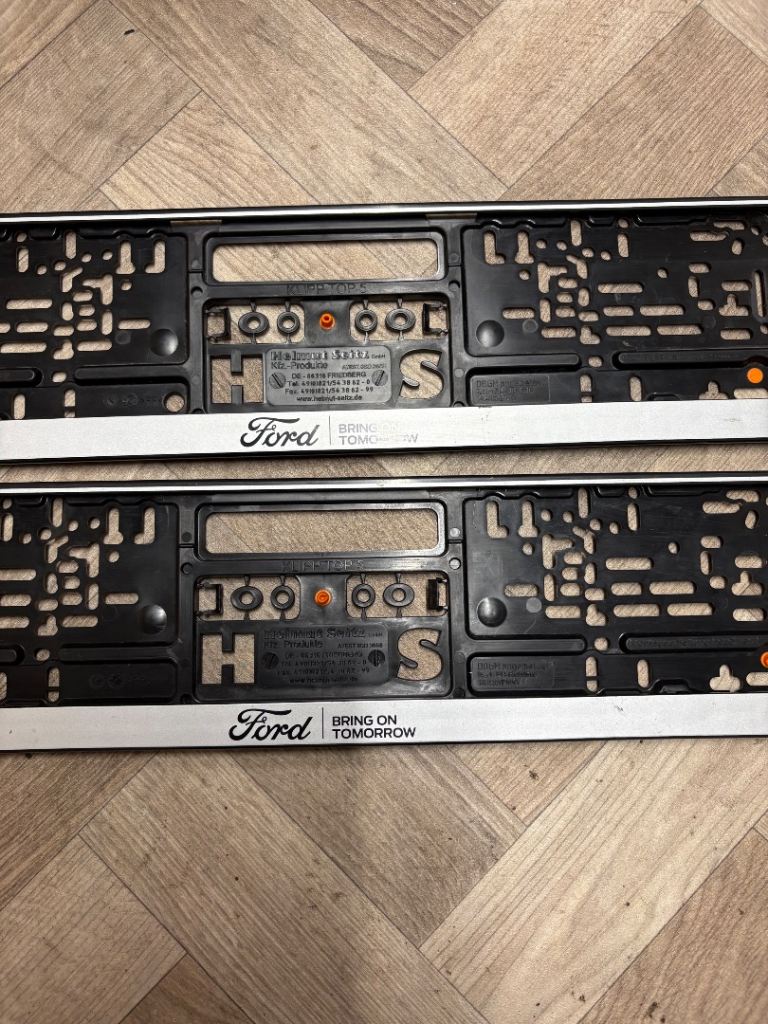 Ford number plate holders 