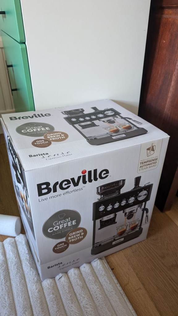 Breville Barista Sense Espresso Machine new, unwanted gift