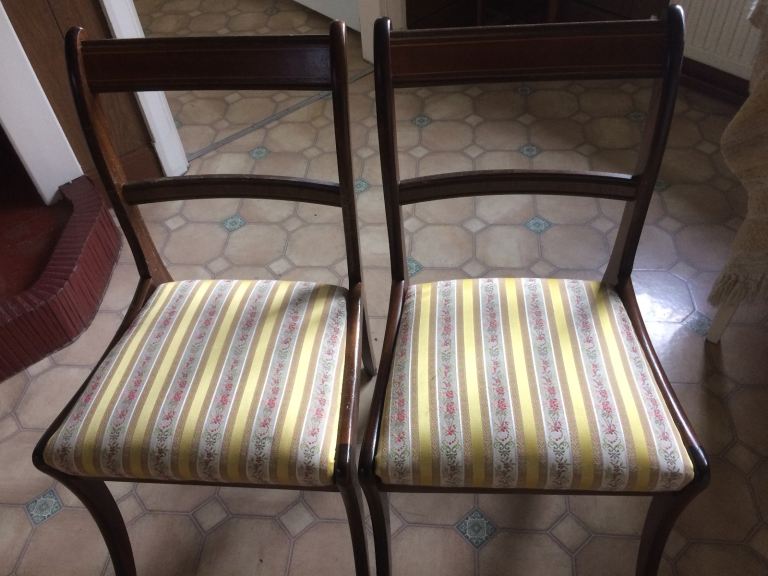 6 Regency style chairs