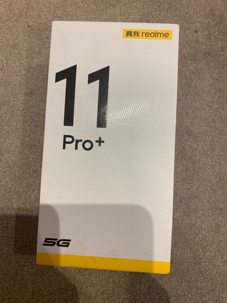 Boxed Realme 11 Pro Plus 5G 12GB-512gb White Gold Phone immaculate