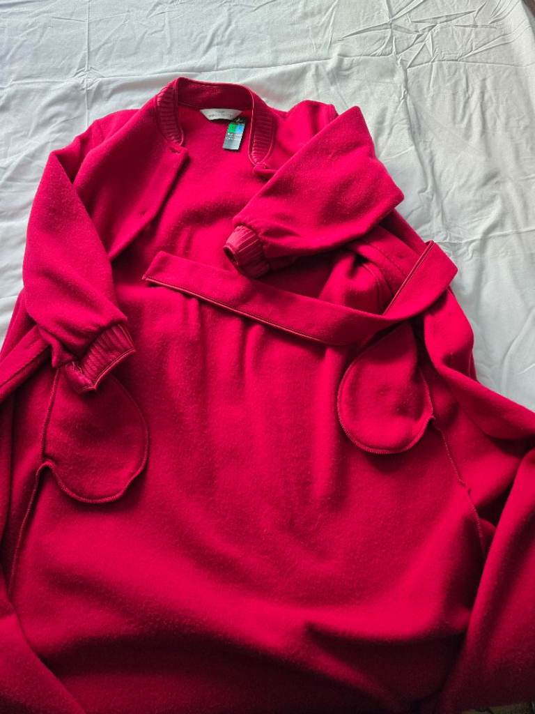 Dressing gown deep maroon/pinkish