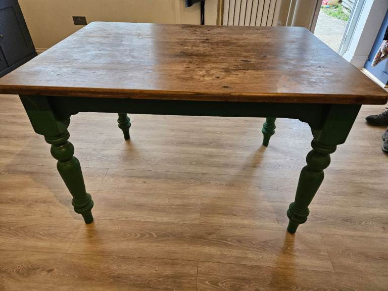 Farmhouse Wooden Kitchen Table