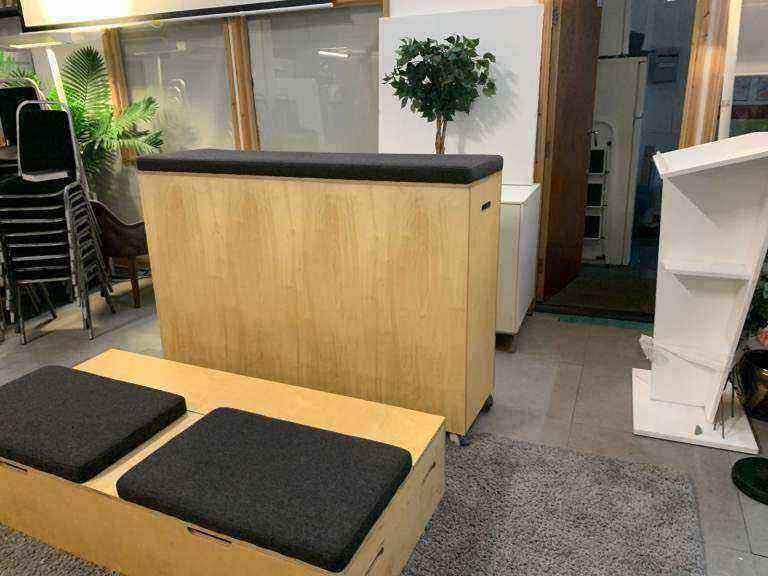 Used Restaurant Canteen Dining Booth Cubicles Partition