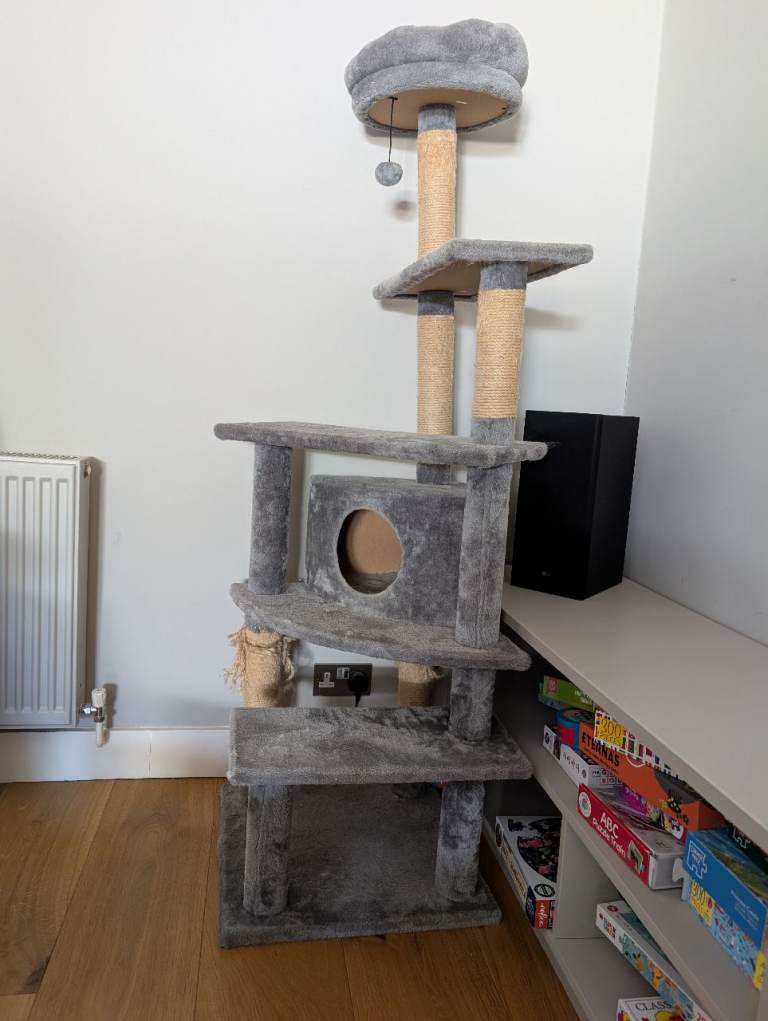 Cat trees and scratch posts