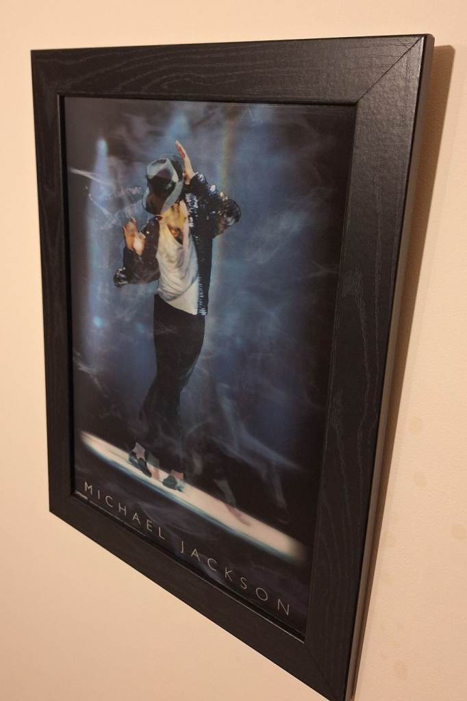 Michael Jackson Official 3DLenticular Billie Jean Holographic Framed Collectable