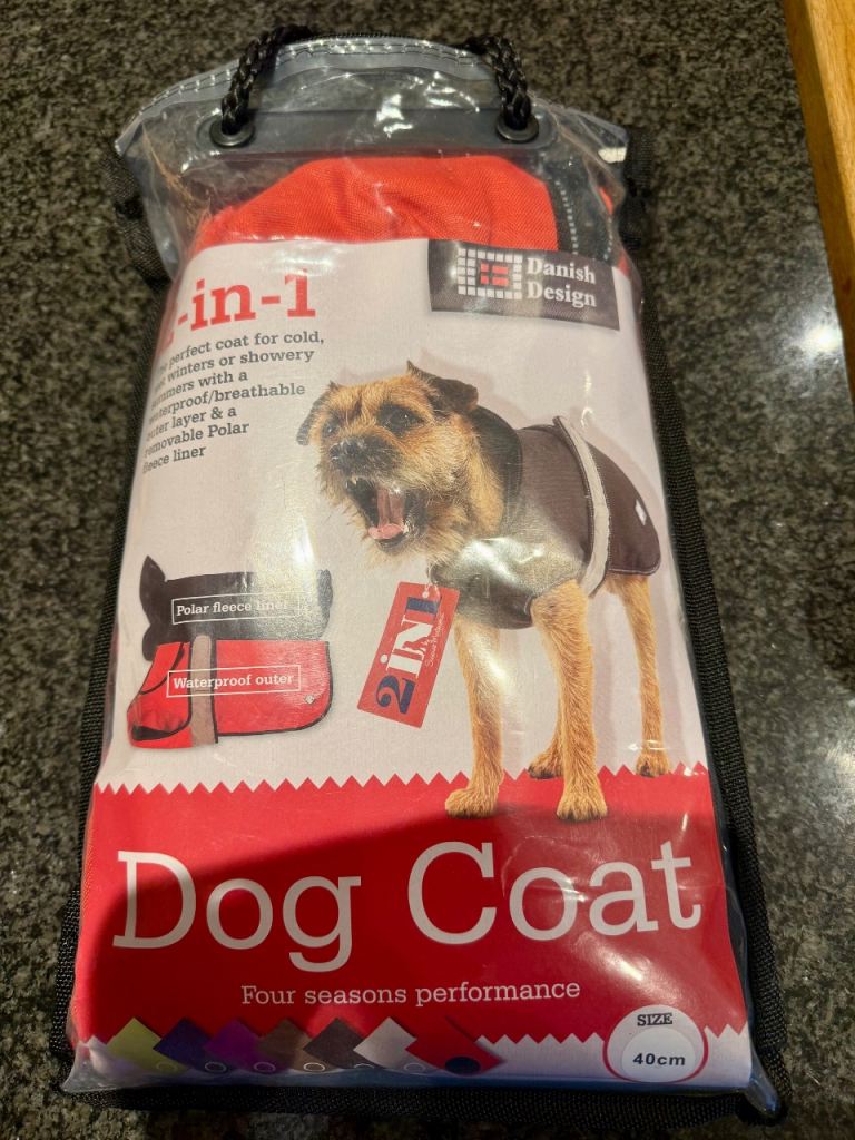 Dog Coat - Orange 40 cm (16”)