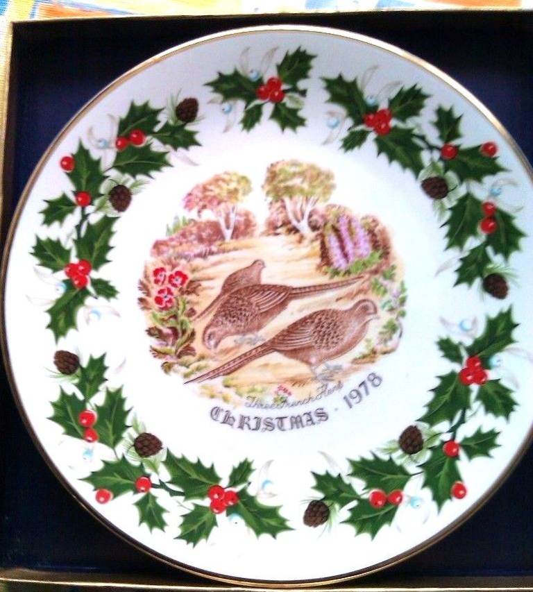 Royal Grafton Vintage 1978 Christmas Collectors Plate