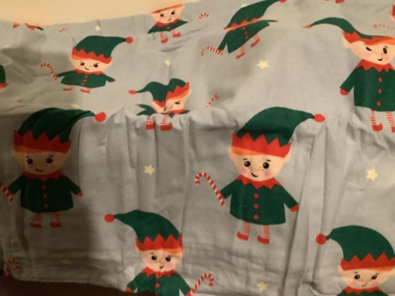 CHRISTMAS ELF DOUBLE DUVET SET IN NECKTIE ELF BAG